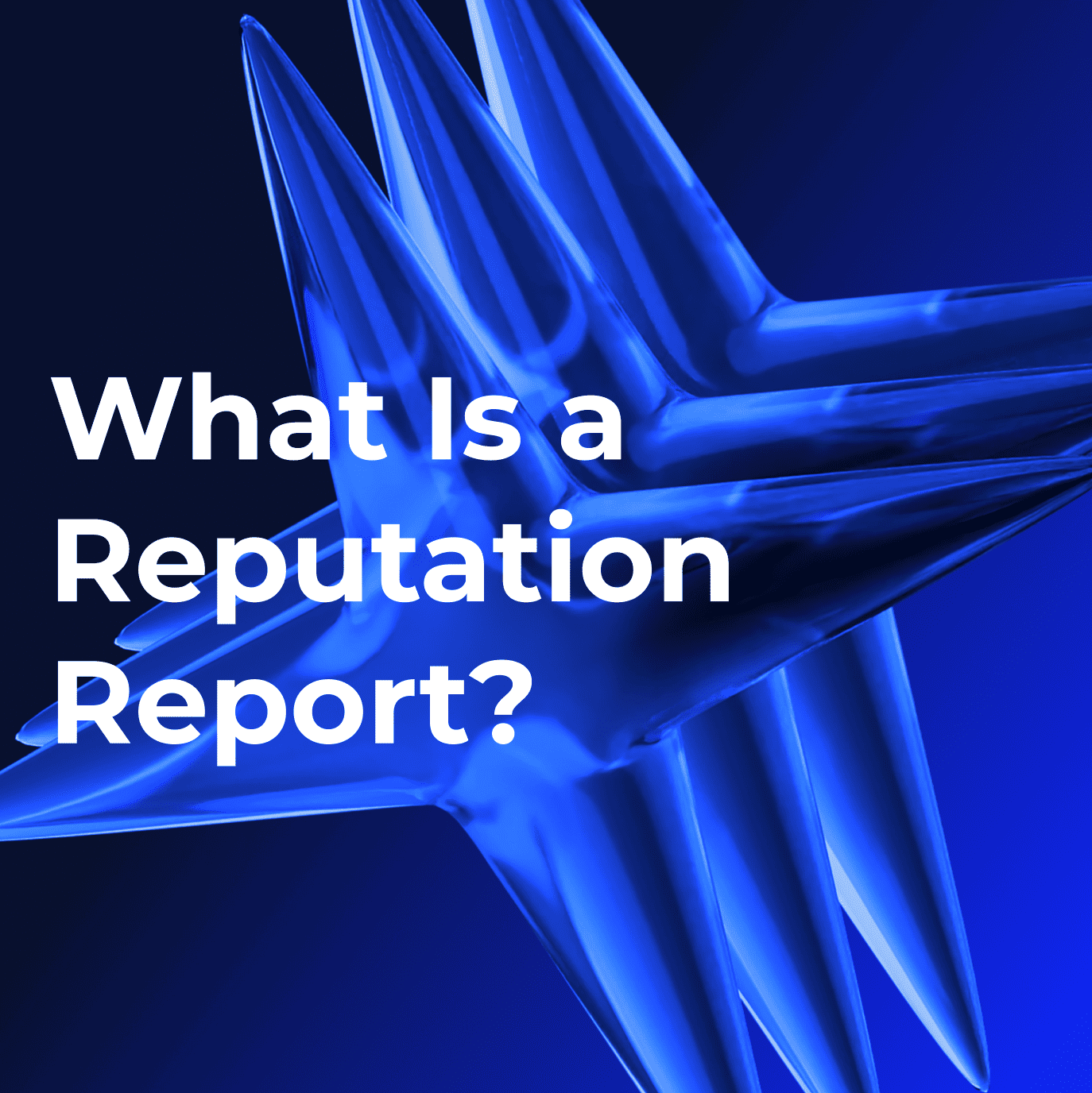 What is a reputation report — structure, metrics, and how to read one. Reputation House diagnostic guide.